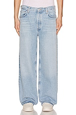 AGOLDE Low Slung Baggy Jean in Harmony, view 3, click to view large image.