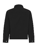 AGOLDE Atlas Zip Shirt in Black, view 2, click to view large image.