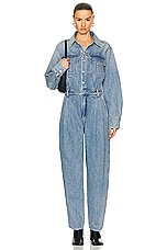 AGOLDE Silka Jumpsuit in Rival, view 1, click to view large image.