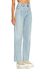 AGOLDE Fold Waistband Jean in Sideline, view 2, click to view large image.