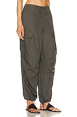 AGOLDE Ginerva Cargo Pant in Caviar, view 3, click to view large image.