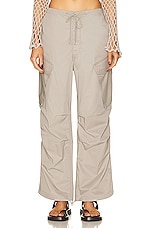 AGOLDE Ginerva Cargo Pant in Drab, view 2, click to view large image.