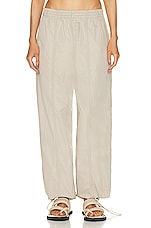 AGOLDE Dakota Track Pant in Truffle, view 2, click to view large image.