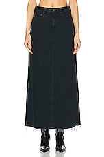 AGOLDE Hilla Long Line Skirt in Remacth, view 1, click to view large image.