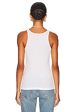 AGOLDE Karla Tank in White, view 3, click to view large image.