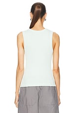AGOLDE Poppy Tank in Mint, view 3, click to view large image.
