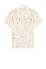 Agua Bendita Jared Shirt in Beige, view 2, click to view large image.