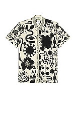 Agua Bendita Jack Honolulu Shirt in Ivory, view 1, click to view large image.