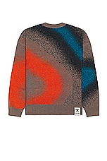 adidas by Song for the Mute Sweater in Tech Earth, view 2, click to view large image.