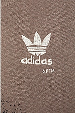adidas by Song for the Mute Sweater in Tech Earth, view 3, click to view large image.