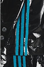 adidas by Song for the Mute Blazer Blk in Black & Active Teal, view 3, click to view large image.