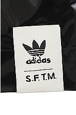 adidas by Song for the Mute Pant Blk in Black & Active Teal, view 4, click to view large image.
