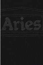 Aries Racer-back Rib Vest Twin Pack in White & Black, view 4, click to view large image.