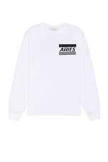 Aries Credit Card Tee in White, view 2, click to view large image.
