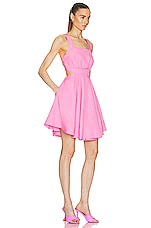 Aje Clara Tie Back Mini Dress in PROTEA PINK, view 2, click to view large image.