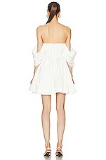 Aje Zorina Sweetheart Mini Dress in IVORY, view 3, click to view large image.