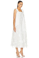 Aje Ursula Midi Dress in Ivory, view 2, click to view large image.