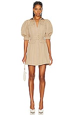 knee length dresses for ladies Blake Utility Midi Dress | Khaki main image 0