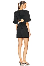Aje Hunter Twisted Mini Dress in Black, view 1, click to view large image.