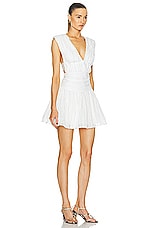 Aje Escapist Mini Dress in Ivory, view 2, click to view large image.