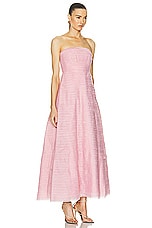Aje Soundscape Maxi Dress in Chalk Pink, view 2, click to view large image.