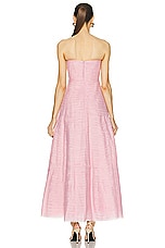 Aje Soundscape Maxi Dress in Chalk Pink, view 3, click to view large image.