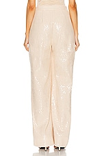 Aje Incandescent Sequin Pant in Sand Brown, view 3, click to view large image.