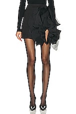 Aje Energy Mini Skirt in Black, view 1, click to view large image.