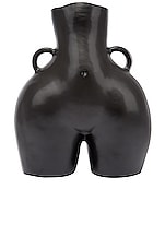 Anissa Kermiche Love Handles Vase in Black, view 1, click to view large image.