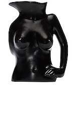 Anissa Kermiche Jugs Jug in Black, view 1, click to view large image.