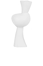 Anissa Kermiche Venus Candlestick Holder in White Matte, view 1, click to view large image.