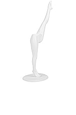 Anissa Kermiche Can Candlestick Holder in White Matte, view 2, click to view large image.