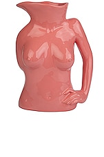 Anissa Kermiche Jugs Jug in Rose Pink Shiny, view 1, click to view large image.