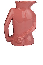Anissa Kermiche Jugs Jug in Rose Pink Shiny, view 2, click to view large image.