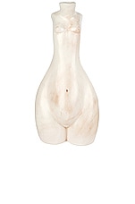 Anissa Kermiche Tit for Tat Tall Candlestick Holder in Marble, view 1, click to view large image.
