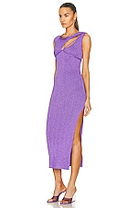 AKNVAS Sevrine Dress in Purple, view 3, click to view large image.