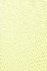 AKNVAS Amelie Cotton Knit Midi Dress in Yellow, view 4, click to view large image.