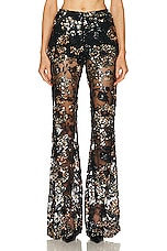 AKNVAS Lenno Embroidered Pants in Metallic, view 1, click to view large image.