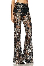 AKNVAS Lenno Embroidered Pants in Metallic, view 2, click to view large image.