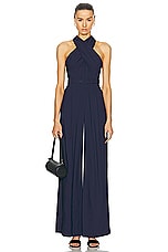 A.L.C. Murphy II Jumpsuit in Maritime Navy, view 1, click to view large image.