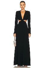 shona joy lace maxi dress Shona Joy - La Lune Lace Back Maxi Dress - Black