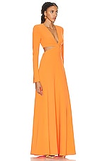 A.L.C. Issa Dress in Vivid Orange, view 2, click to view large image.