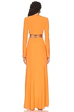 A.L.C. Issa Dress in Vivid Orange, view 3, click to view large image.