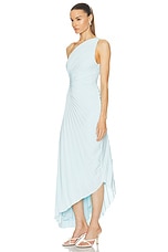 A.L.C. Delfina Dress in Aqua, view 3, click to view large image.