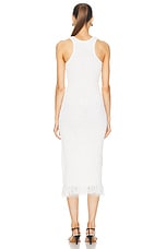 A.L.C. Clementine Dress in Natural & White Marl, view 3, click to view large image.