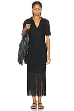 A.L.C. Valerie Dress in Black, view 4, click to view large image.