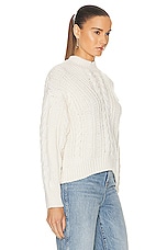 A.L.C. Shelby Sweater in Natural, view 2, click to view large image.