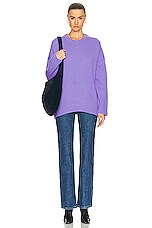 A.L.C. Ayden Sweater in Bright Lilac, view 4, click to view large image.