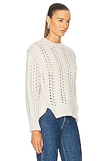 A.L.C. Chandler Sweater in Off White, view 2, click to view large image.