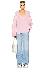 A.L.C. Elliott Sweater in Marie Pink, view 4, click to view large image.